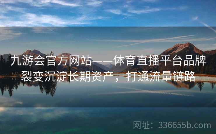 九游会官方网站——体育直播平台品牌裂变沉淀长期资产，打通流量链路